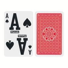 Piatnik Superb Bridge Size Spielkarten Riesen Index rot - playingcards.de