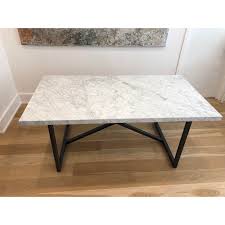 Italian Italian Restoration Hardware Marble Dining Table For Sale Image 3 Of 3 Dining Table Dining Table Marble Marble Dining