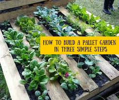 How To Build A Pallet Garden In Three Simple Steps Hg Pallet Garden Pallets Garden Garden Beds