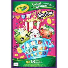 They entertain kids bringing out creative and artistic talents. Crayola Shopkins Giant Coloring Pages Gift For Kids 18 Pages Walmart Com Coloring Books Coloring Pages Crayola