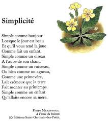 Simplicite Pierre Menanteau Poeme Francais Poesie Ecole La Culture Francaise