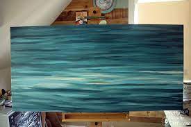 How the paint reacts to the artist canvas surface is what really matters. Diy A Giant Artist Canvas Abstract Ocean Painting Art Abstract Art Painting