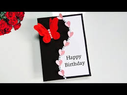 There is a template to which you can upload a personal or family photo from your computer or choose one of the many images available on the site. Beautiful Handmade Birthday Card Birthday Card Making Ideas Easy And Simple Birthday Cards Youtube