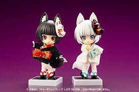 Kotobukiya Cuuco Posh Friends Shirokitsune -White Fox -PVC Painted Movable  ADE69 | eBay