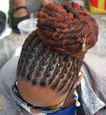 Styled Colored Adorned Dreadlocks Natural Hair Styles Locs Hairstyles Flat Twist Hairstyles