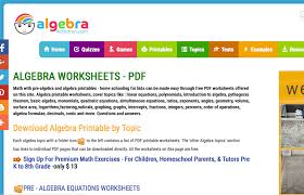 Master algebra skills and solve algebra equations by following simple but effectively designed worksheets by you can go to the relevant topic by clicking on the links below. Top 17 Pre Algebra Worksheets Free And Printable