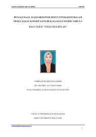 Peti surat 441, 89108 sabah. Doc Kajian Tindakan Pdp Sains Berbantukan Komputer Zura Dekwa Academia Edu