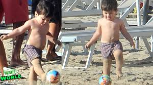Maybe you would like to learn more about one of these? Lionel Messi S Son Thiago Shows Off His Football Skills Youtube