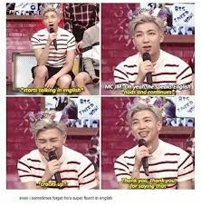 Hahaha Aww Our English Superfluent Supermon Bts Boys Bts Bangtan Boy Bts Funny