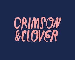 Crimson Clover Art Print By Mn Co Society6 Handwritten Type Typography Hand Drawn Types Of Lettering