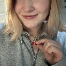 Buy Cherry Necklace, Cherry Charm, Summer Cherry, Juicy Cherry Necklace,  Kpop Gift, Sweet Cherry Necklace Online in India