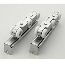Side adjust tandem rollers end adjust tandem rollers 1910 single wheel rollers screen door rollers. Steel 4 Wheel Sliding Door Rollers Diameter 1 Inch Rs 270 Set Nakoda Impex Id 18926746888