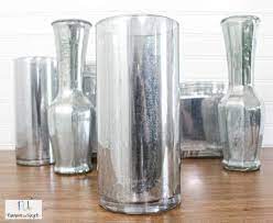 Diy Mercury Glass Vases With Krylon