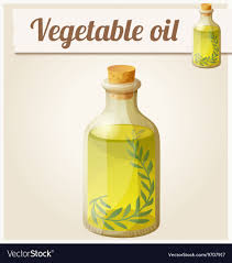 Vegetable Oil Detailed Icon Royalty Free Vector Image Vegetable Oil Oils Funny Fruit