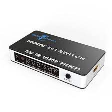 Amazon Com Goronya High Quality 5 Ports Hdmi Switch 4k X 2k Hdmi 5x1 Powered Switch With Ir Wireless Remote And Power Adapter Electronic Hdmi Wireless Port