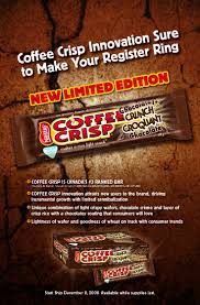 Nestle Coffee Crisp Trade Ad Coffee Crisp Light Snacks Nestle Coffee