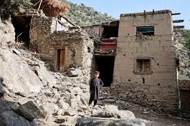 Earthquake aftershocks in Afghanistan
