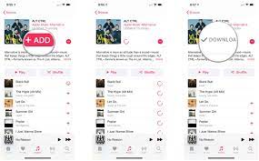 Click the more button , … How To View Download And Delete Music For Offline Use Imore