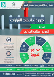 مركز ر دنا للتدريب On Twitter مركز ردنا يقدم دورات تطويرية مجانية إدارة الوقت إدارة الأزمات أتخاذ القرارات للسيدات واتساب فقط ٠٥٤١٠١١٤١٥ دورة الرياض تدريب ردنا دورات Https T Co Vlxzwvszo3