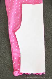 Rayon shorts that crossover legs with lace trim q t pie doll clothing pattern used. Easy 18 Inch Doll Leggings Tutorial Artsy Fartsy Mama