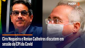 Ciro é presidente nacional do pp e um dos 11 senadores titulares indicados pelos partidos para ocupar as cadeiras na cpi da covid; Ciro Nogueira E Renan Calheiros Discutem Em Sessao Da Cpi Da Covid Youtube