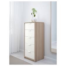 If you live outside of the us, please contact the ikea retailer in your country for information on how to obtain a hardware kit. Askvoll Chest Of 5 Drawers White Stained Oak Effect White 45x109 Cm Ikea