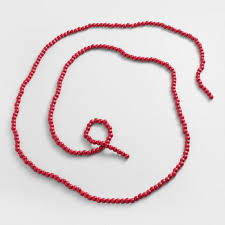 Red Retro Wood Bead Cranberry Garland Beaded Garland Wood Beads Garland Many bands aspire to be timeless, or have a sound that transcends the whims of musical fashion. pinterest