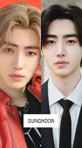 Member ENHYPEN blonde hair and black hair🧡 #AccMin