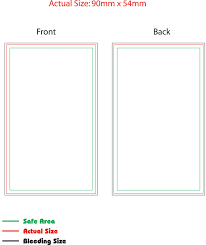 That's the finished card size. Download Name Card Business Card Template E Print Solutions Sdn Bhd