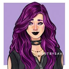 Here's my emoish Abigail :s i had painted a no makeup one before but my  friends liked her with the dark makeup! 👽💜 : r/StardewValley