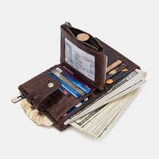 Dernier Porte Cartes Portefeuille En Cuir Veritable Pour Homme Rfid Newchic Mobile En 2020 Portefeuille Cuir Cuir Portefeuille