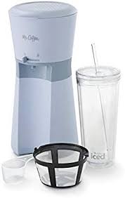 Amazon Com Mr Coffee Iced Coffee Maker With Reusable Tumbler And Coffee Filter Gray Kitchen Dining Iced Coffee Maker Mr Coffee Coffee Lover