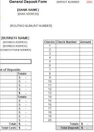 Bank Deposit Excel File Templates Paper Flower Printable Templates Templates Printable Free