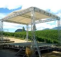 Aluminum Portable Small Stage with Canopy for Sale from ...