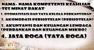 Check spelling or type a new query. Tata Cara Pengisian Pendaftaran Tes Minat Bakat Smk Negeri 1 Pasaman Smk Coe