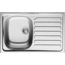 Evier De Cuisine Encastrable Inox 1 Cuve 1 Egouttoir Reversible Mr Bricolage