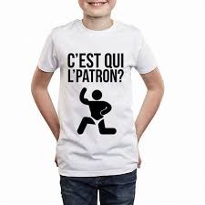 », un logo qui en dit long sur une révolution en cours dans nos supermarchés. T Shirt Enfant C Est Qui L Patron Blanc Achat Vente T Shirt Soldes Sur Cdiscount Des Le 20 Janvier Cdiscount