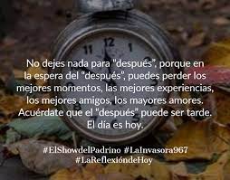 La previsión del tiempo en canal sur radio y televisión. La Reflexion De Hoy El Tiempo No Se Detiene La Invasora 96 7
