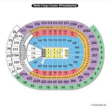 Wells Fargo Center Philadelphia Pa Seating Chart View