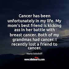 You might want to help in some way or think we talked to memorial sloan kettering social workers meredith cammarata and liz blackler to get their best tips on how to support a friend with cancer. Cancer Has Been Unfortunately In My Life My Mom S Best Friend Is Idlehearts