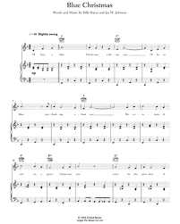 Free blue christmas sheet music pdf elvis presley download «blue christmas sheet music pdf by elvis presley. Blue Christmas Guitar Piano Voice Sheet Music By Billy Hayes Nkoda