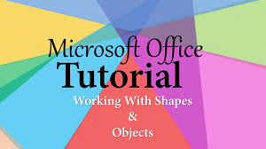 How To Draw Shapes In Microsoft Word 2016 Drawing Tools Tutorial The Teacher Youtube