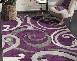 Drawing inspiration from marbled appearances, the rug works a luxuriously liquid effect that taps into. Purple Rug Etsy