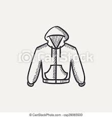 Technical sketch for men grey hoodie. Hoodie Sketch Icon Hoodie Sketch Icon For Web Mobile And Infographics Hand Drawn Vector Isolated Icon Canstock