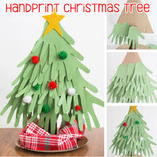 Download Handprint Christmas Tree The Best Ideas For Kids PSD Mockup Templates
