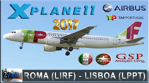 x plane 11 a320 neo tap roma lirf lisboa lppt ivao voo completo