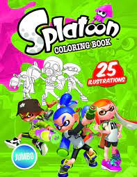 You can download and print this splatoon 2 coloring pages mindcontrolled callie ,then color it with your kids or share with your friends. Splatoon 2 Coloring Book Splatoon Jumbo Coloring Book With High Quality Images Amazon De Kid Smiling Fremdsprachige Bucher