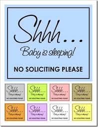 Sprik Space Shhh Baby Sleeping Sign Shhh Diy Baby Stuff