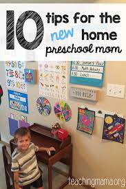 10 Tips For The New Home Preschool Mom Preschool At Home Preschool Fun Preschool Activities