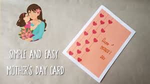 In making greeting cards, you can either browse through other card making instructions to get inspired, or you can also, the included card making instructions save you the time, and energy, of trying to figure out on your own how the cards came together. Simple And Easy Card For Mother S Day Handmade Mother S Day Greeting Card Youtube